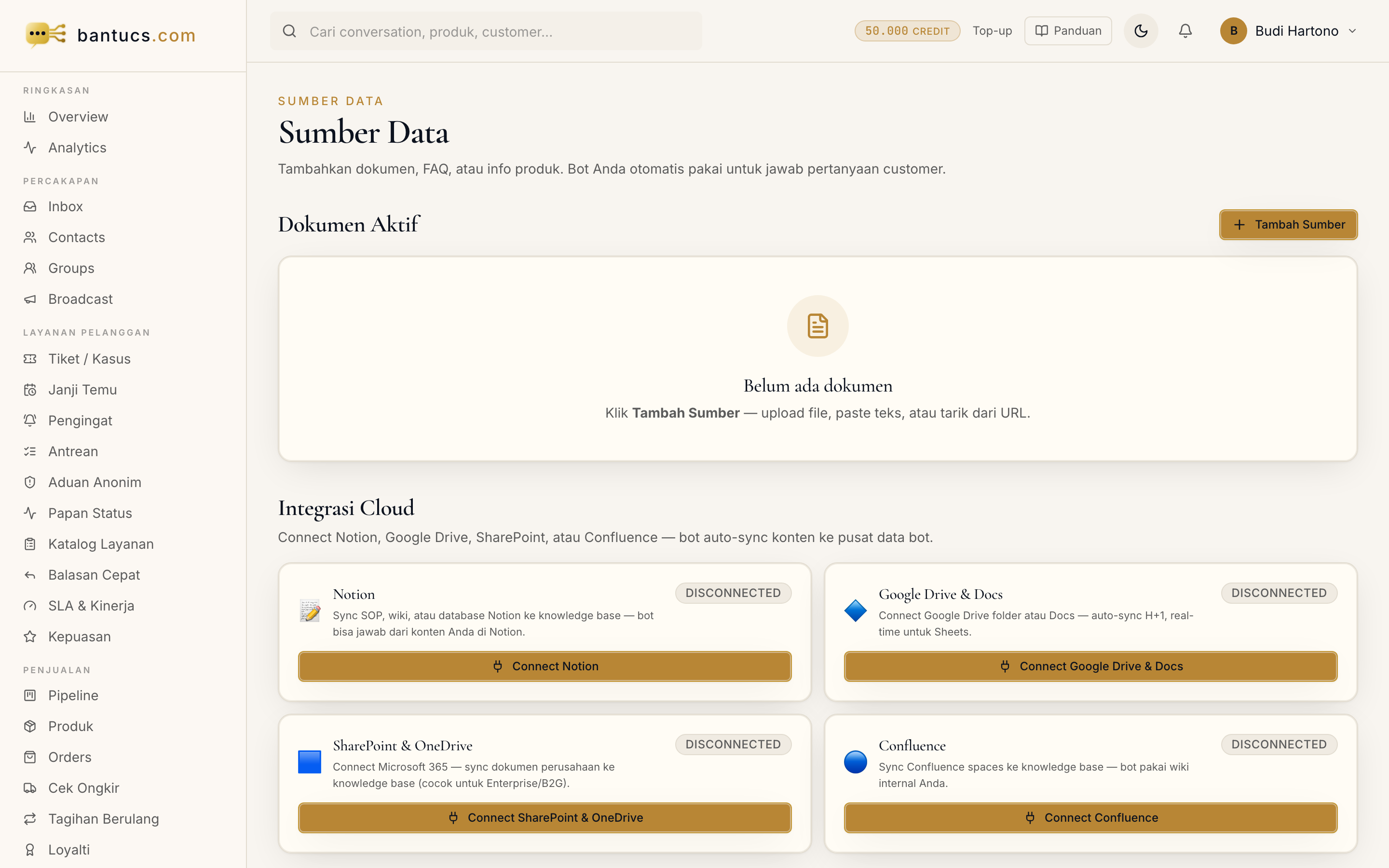 Halaman Knowledge Base
